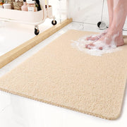 PVC Loofah Non-Slip Bath Mat - Beige