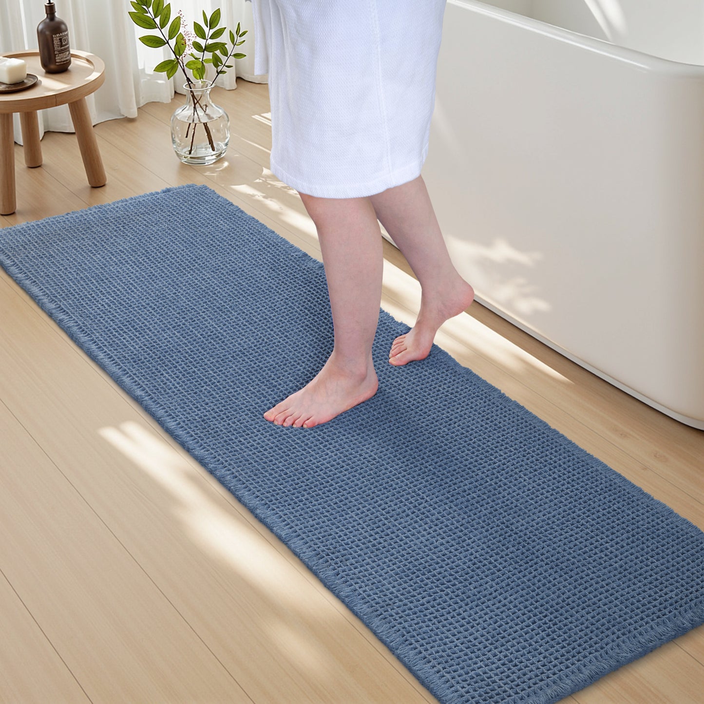 Waffle Style Absorbent Bath Mats