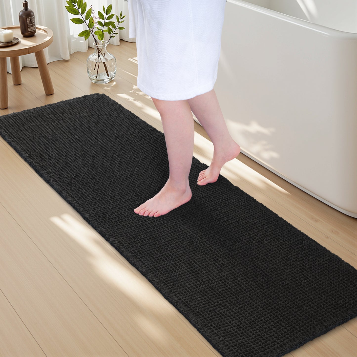 Waffle Style Absorbent Bath Mats