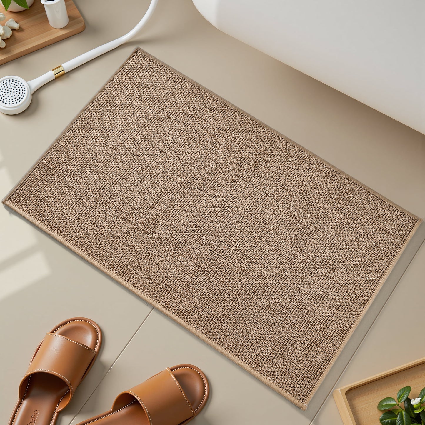 Braided Absorbent Bath Rugs