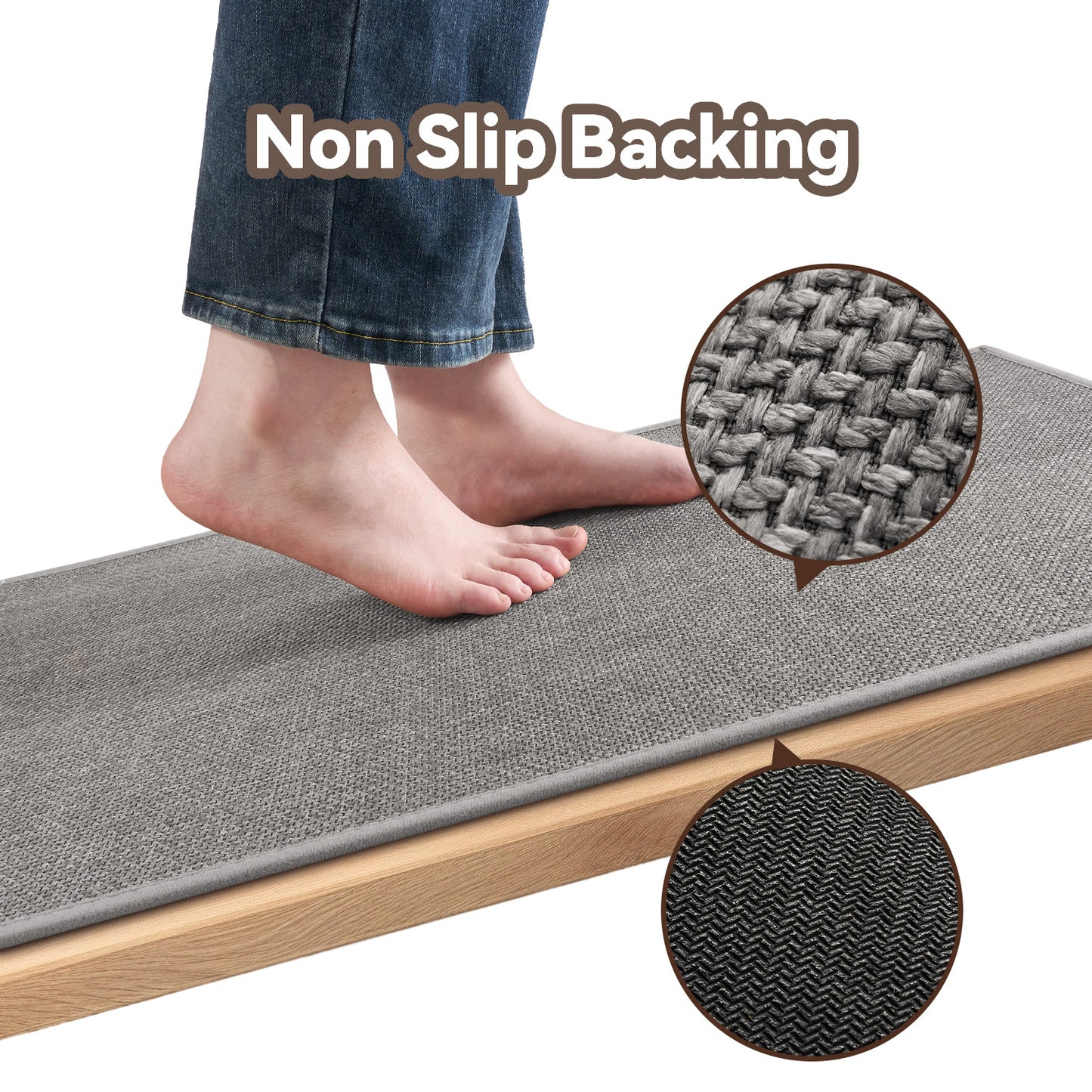 Non-Slip Washable Kitchen Rug