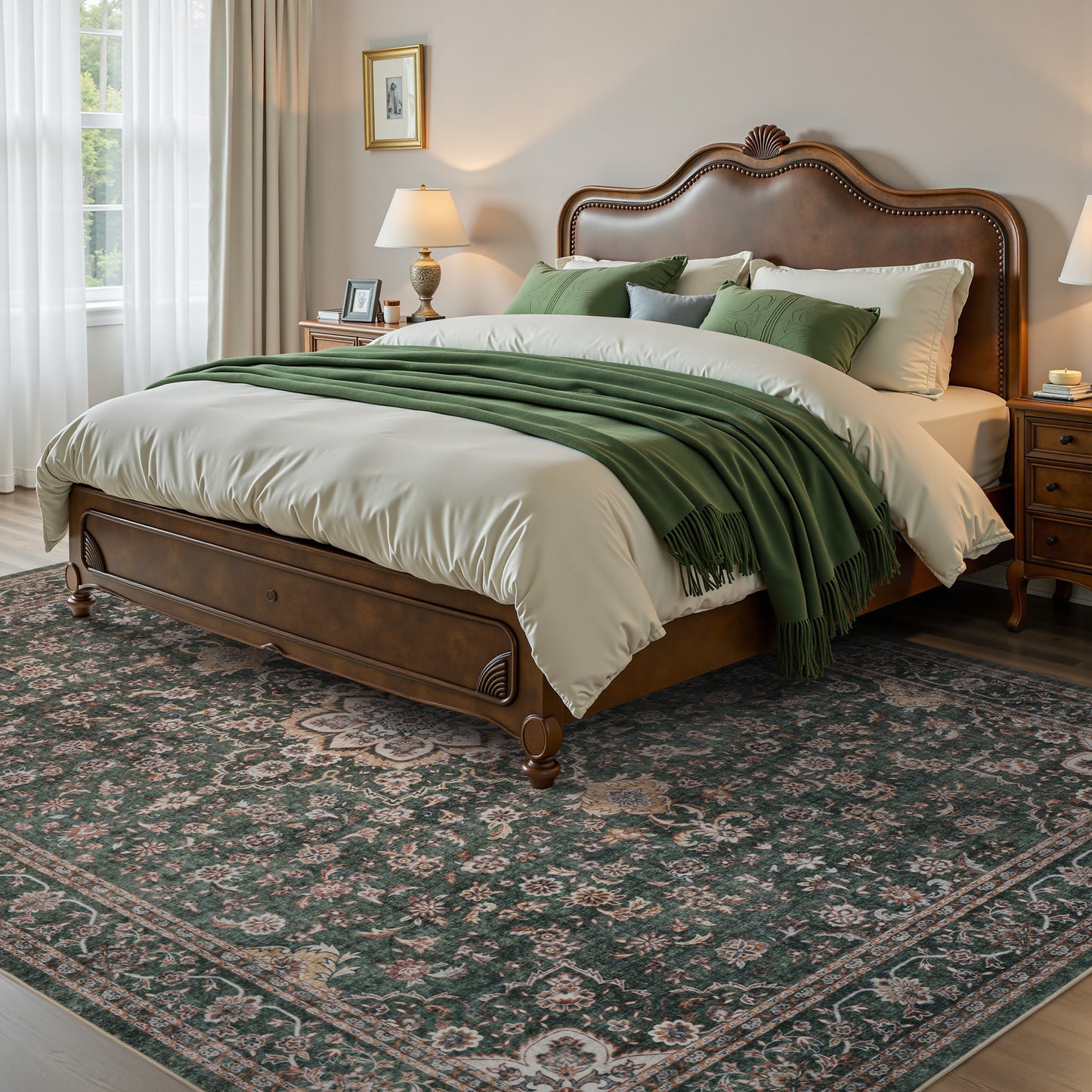 Area Rugs for Living Room Washable Traditional