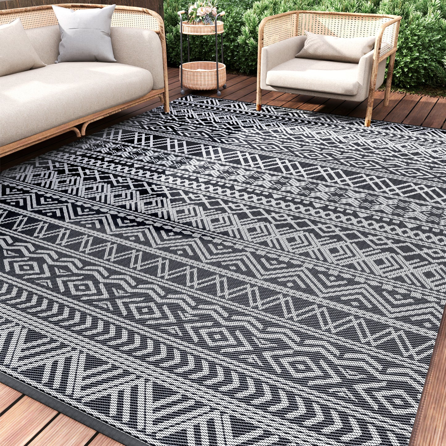 SIXHOME Boho Outdoor Rug