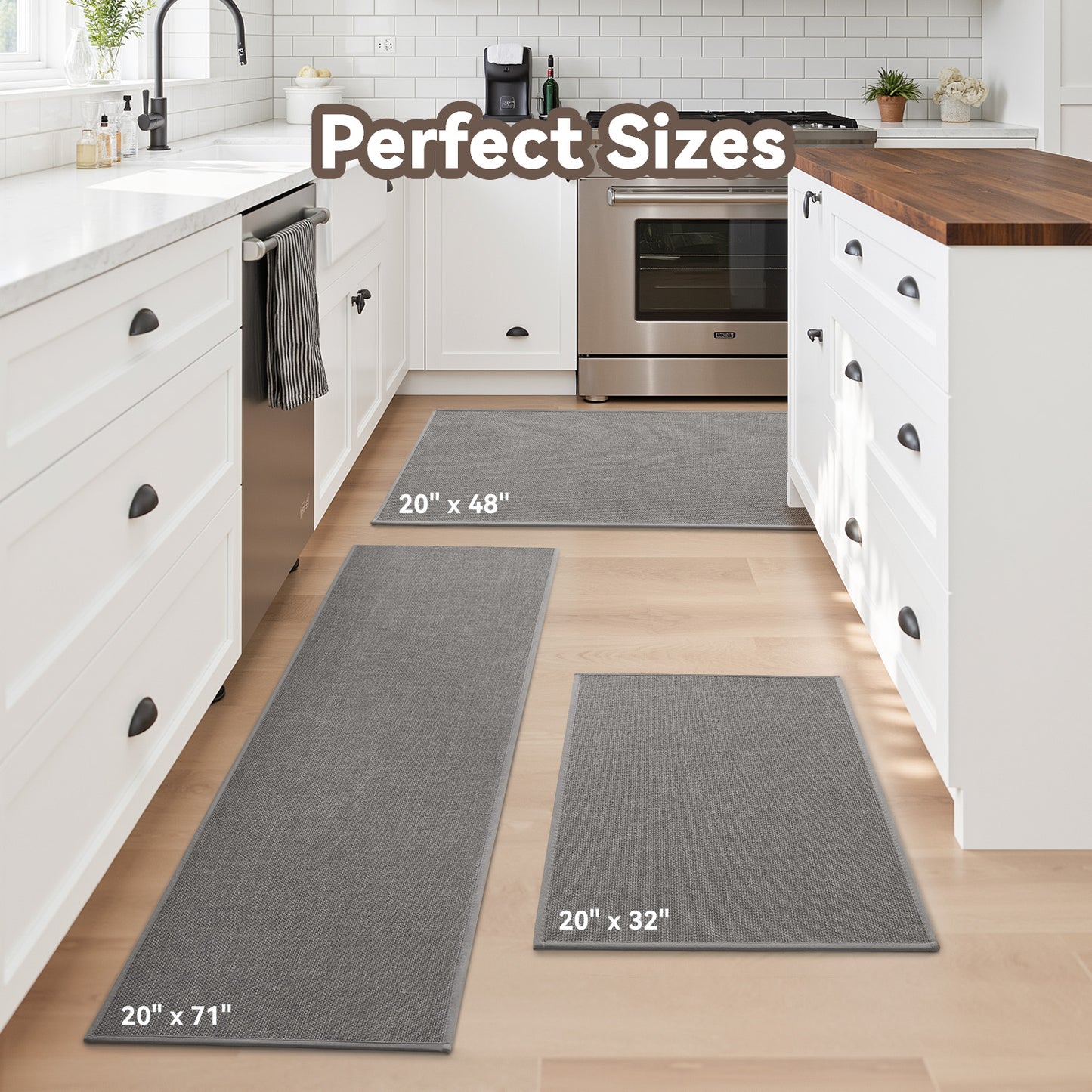 Non-Slip Washable Kitchen Rug