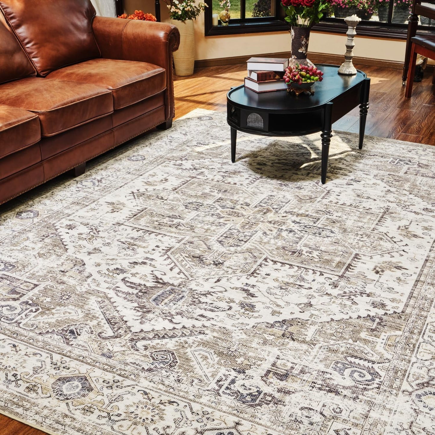 Vintage Medallion Area Rug