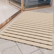 Heavy Duty Rubber Bath Mat - Beige