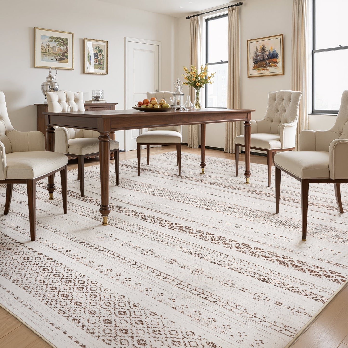 Geometric Moroccan Carpet
