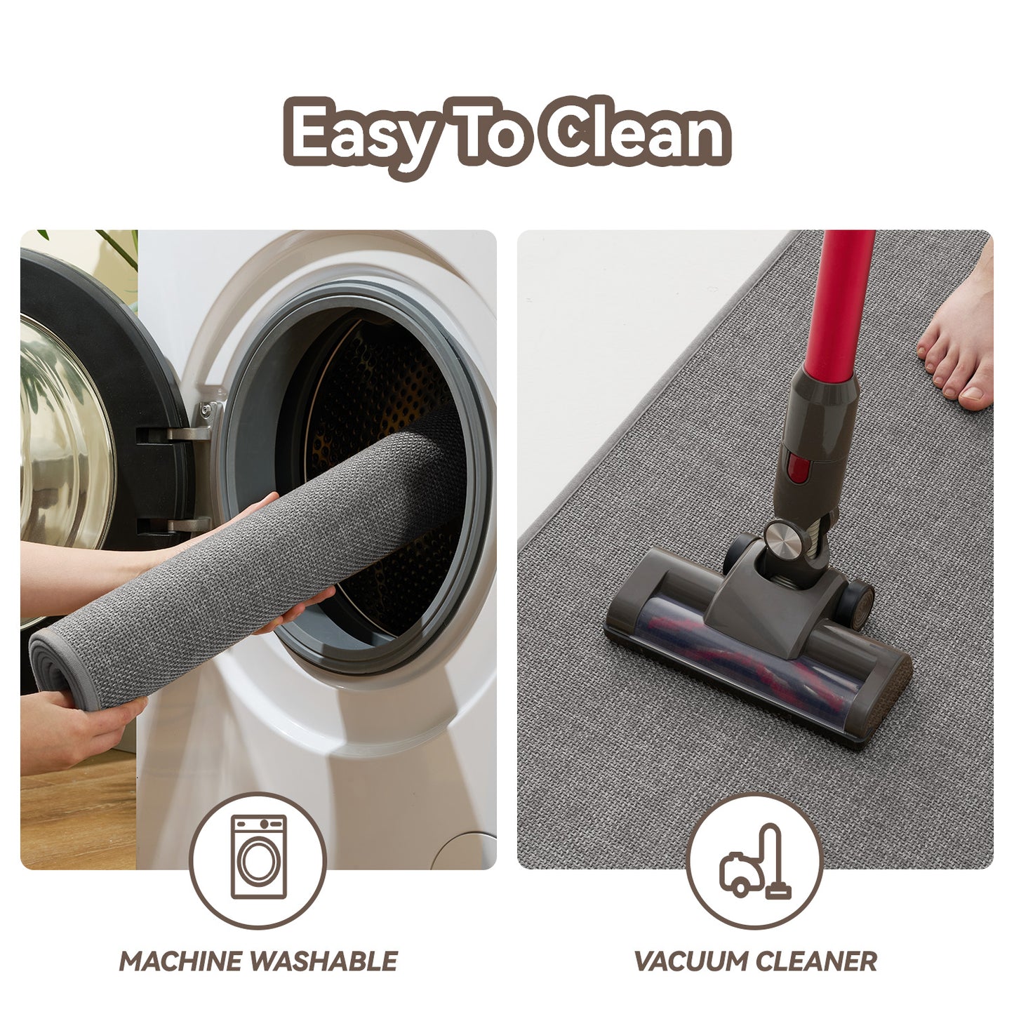 Non-Slip Washable Kitchen Rug