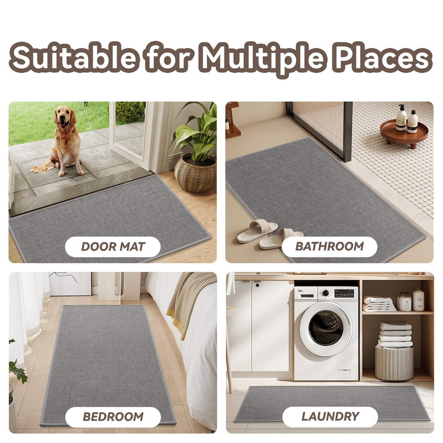 Non-Slip Washable Kitchen Rug