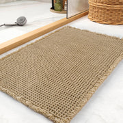 Tassels Waffle Bath Mat