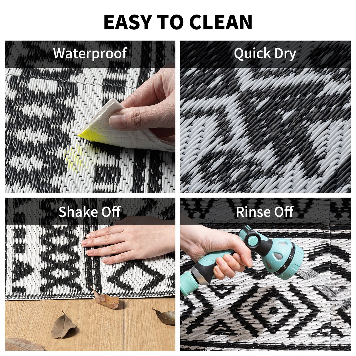 SIXHOME Boho Outdoor Rug