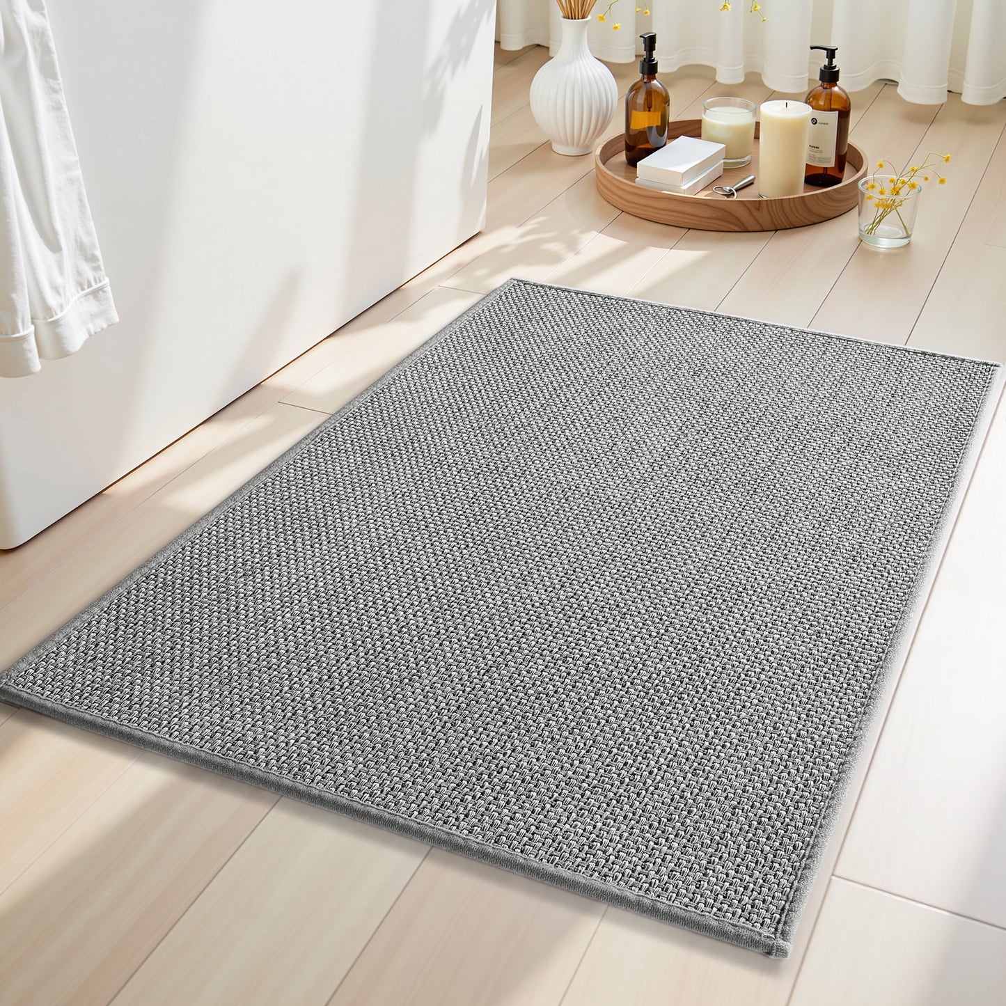Braided Absorbent Bath Rugs