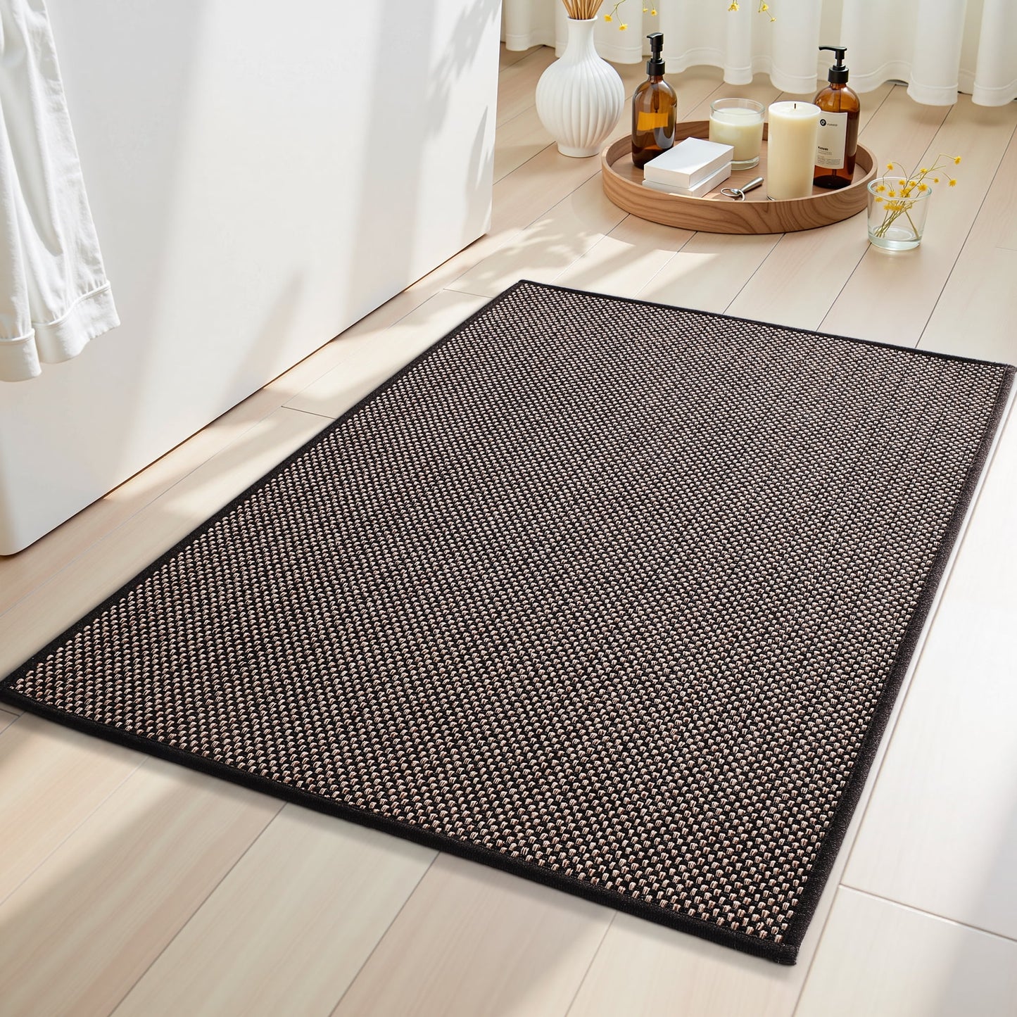 Braided Absorbent Bath Rugs