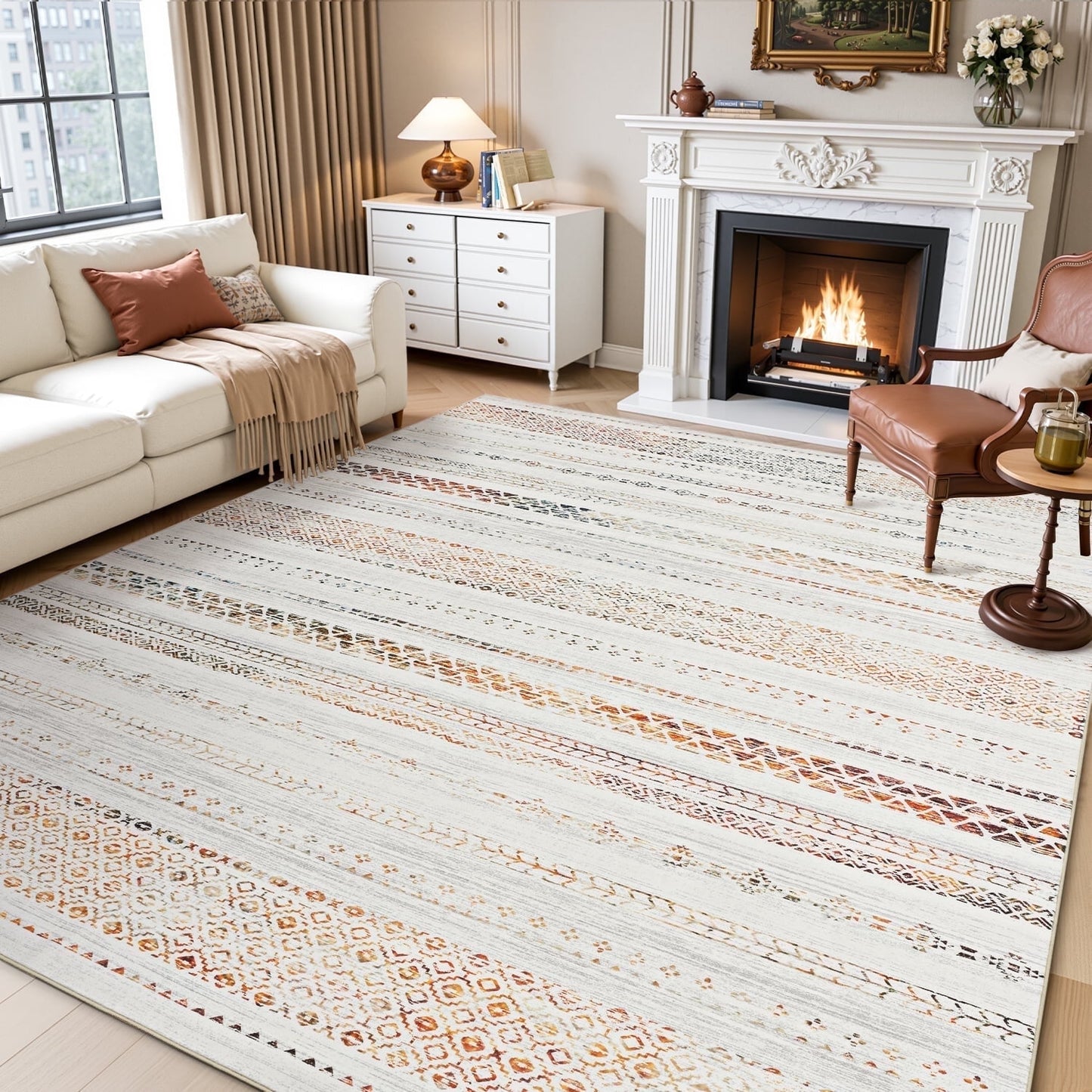 Geometric Moroccan Carpet
