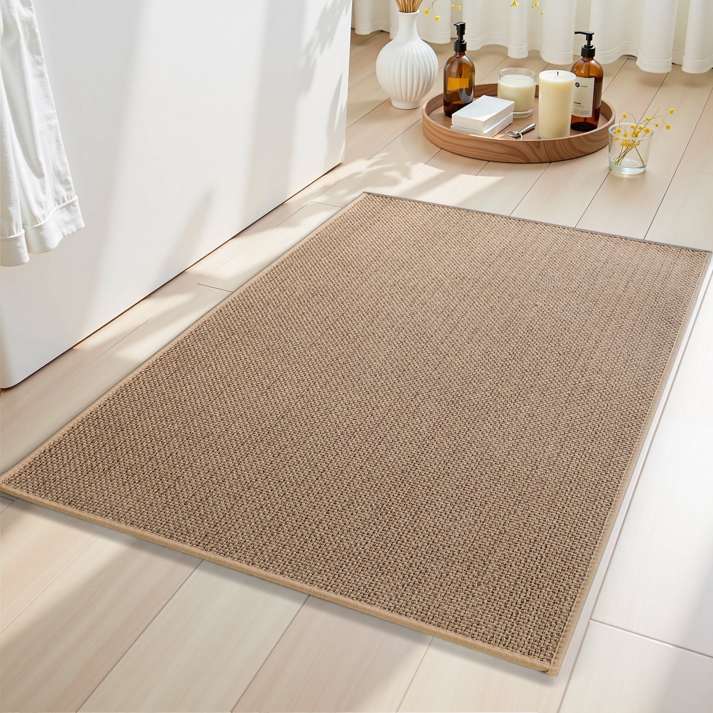 Braided Absorbent Bath Rugs