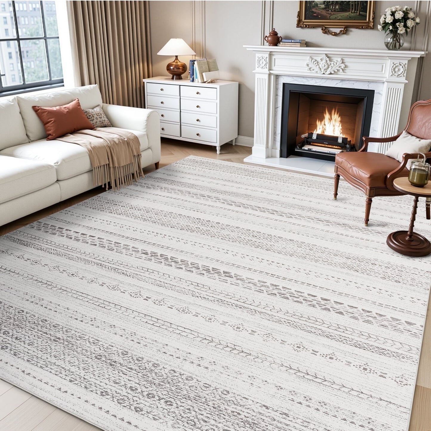 Geometric Moroccan Carpet