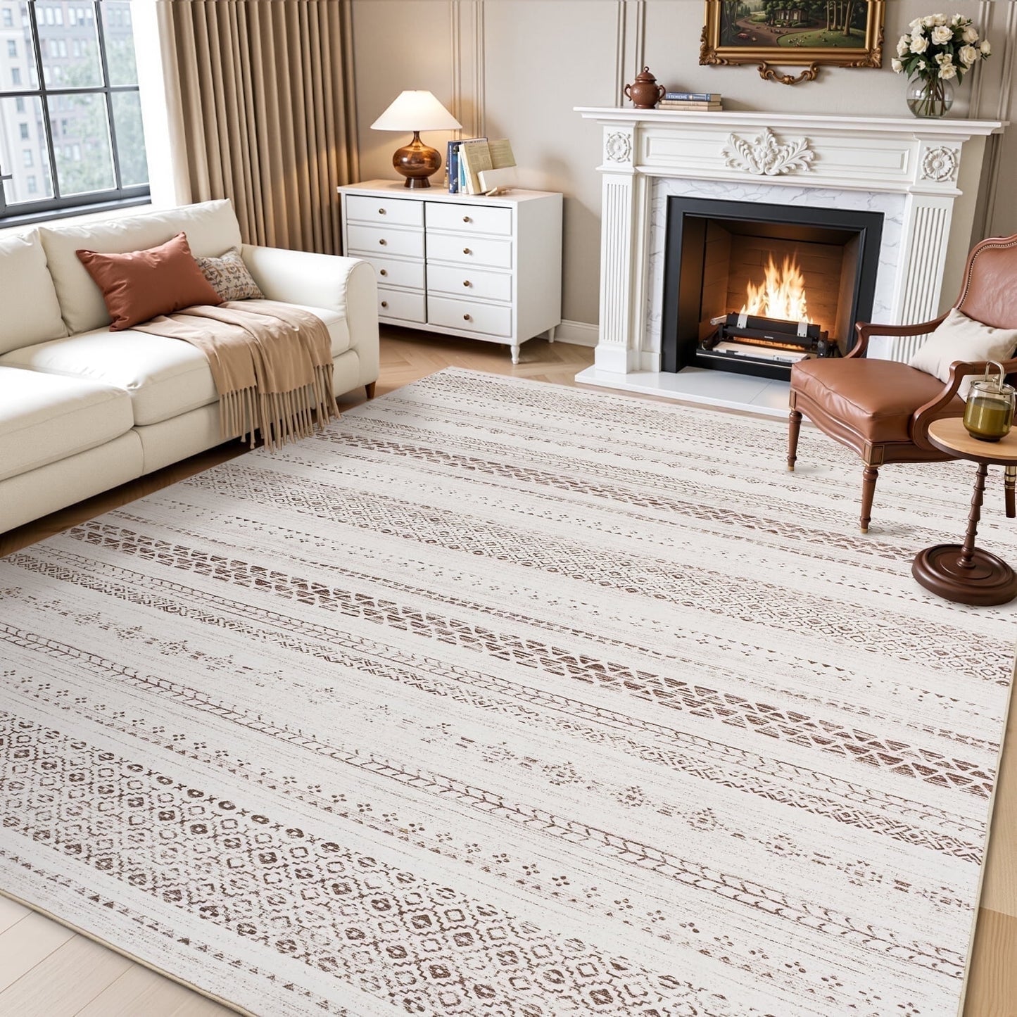 Geometric Moroccan Carpet