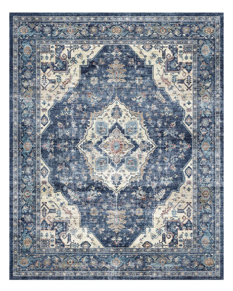 Selene Large Area Rug - Blue/Beige