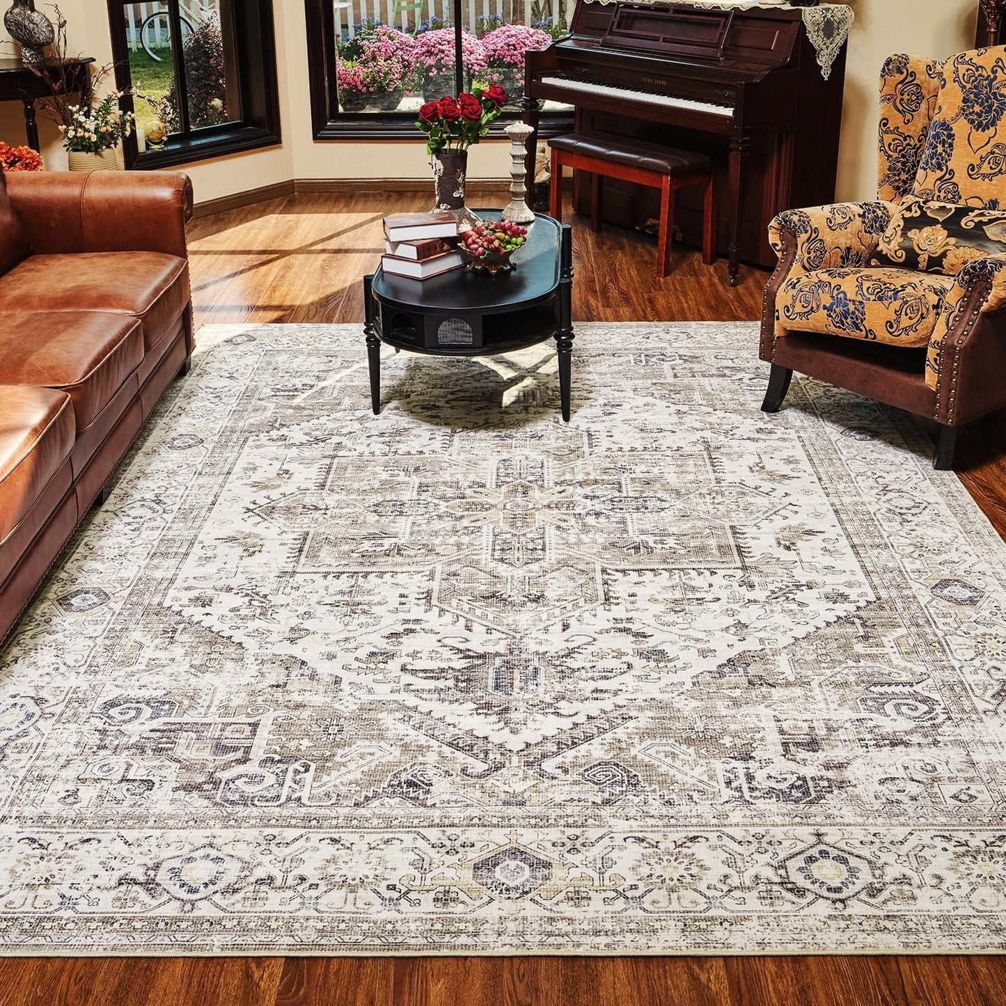 Vintage Medallion Area Rug
