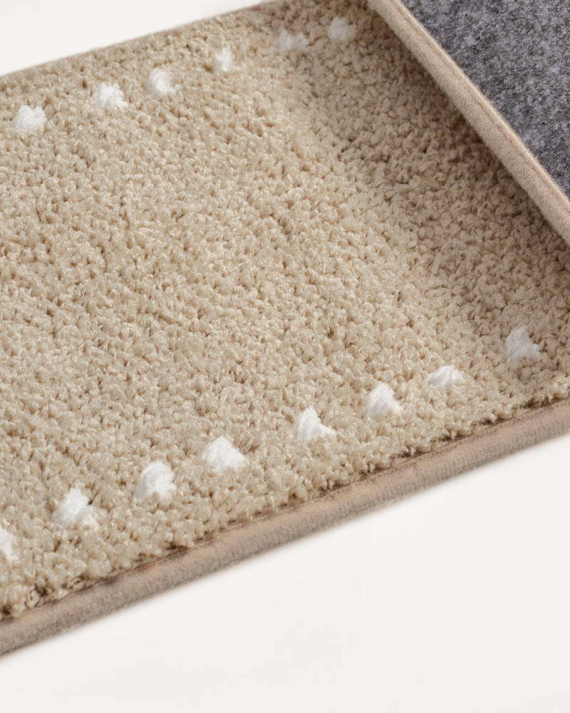 Easy install peel and stick stair treads for wood stairs, reusable and safe.
