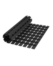 Indoor/outdoor rubber shower mat, non-slip, heavy-duty and quick-draining.