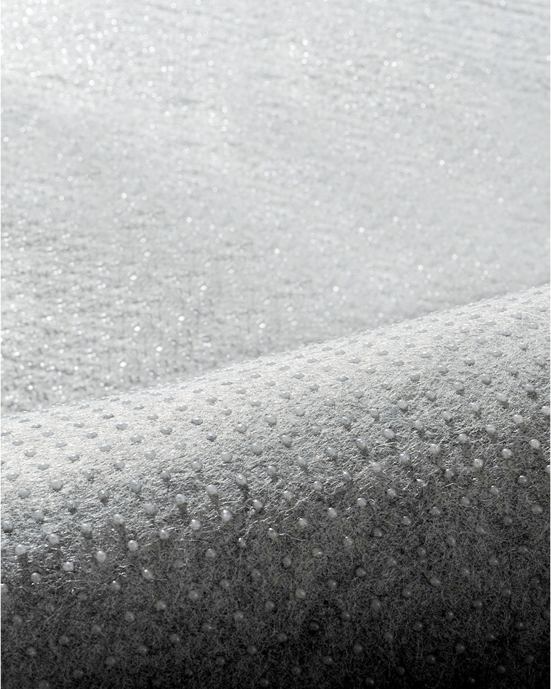 Non-slip rug pad gripper for area rugs, extra thick felt protects floors.