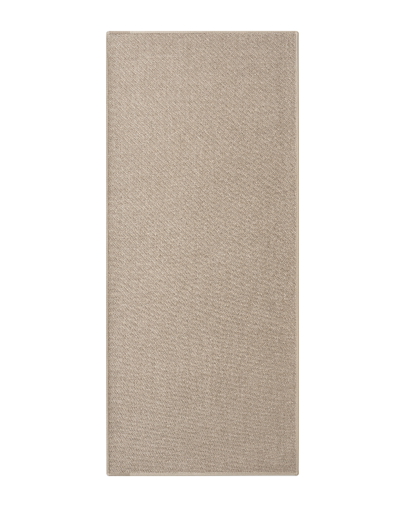 Ultra thin bath mat, absorbent and non-slip with rubber backing, machine washable.