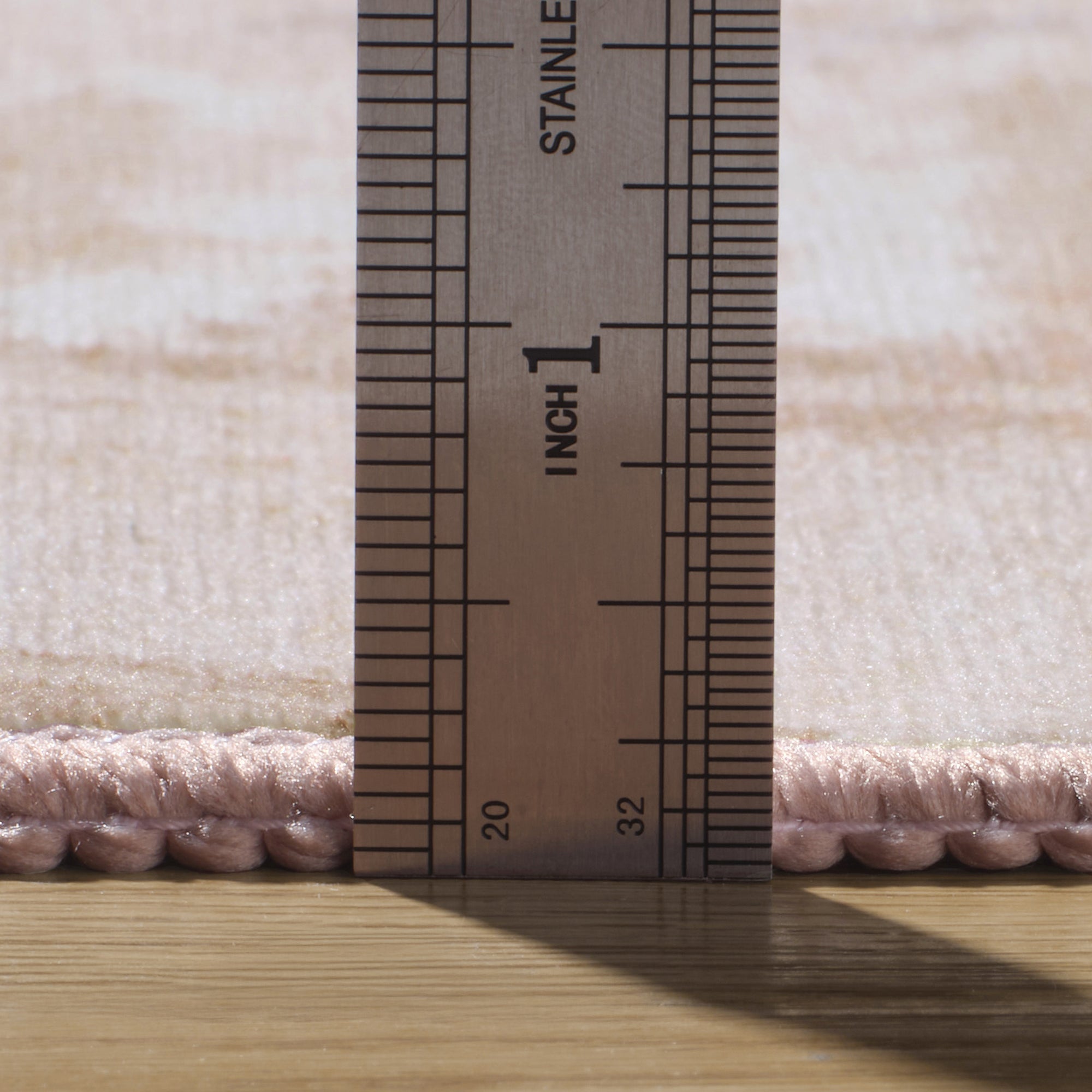 MontVoo Soft Abstract Washable Pink Area Rug