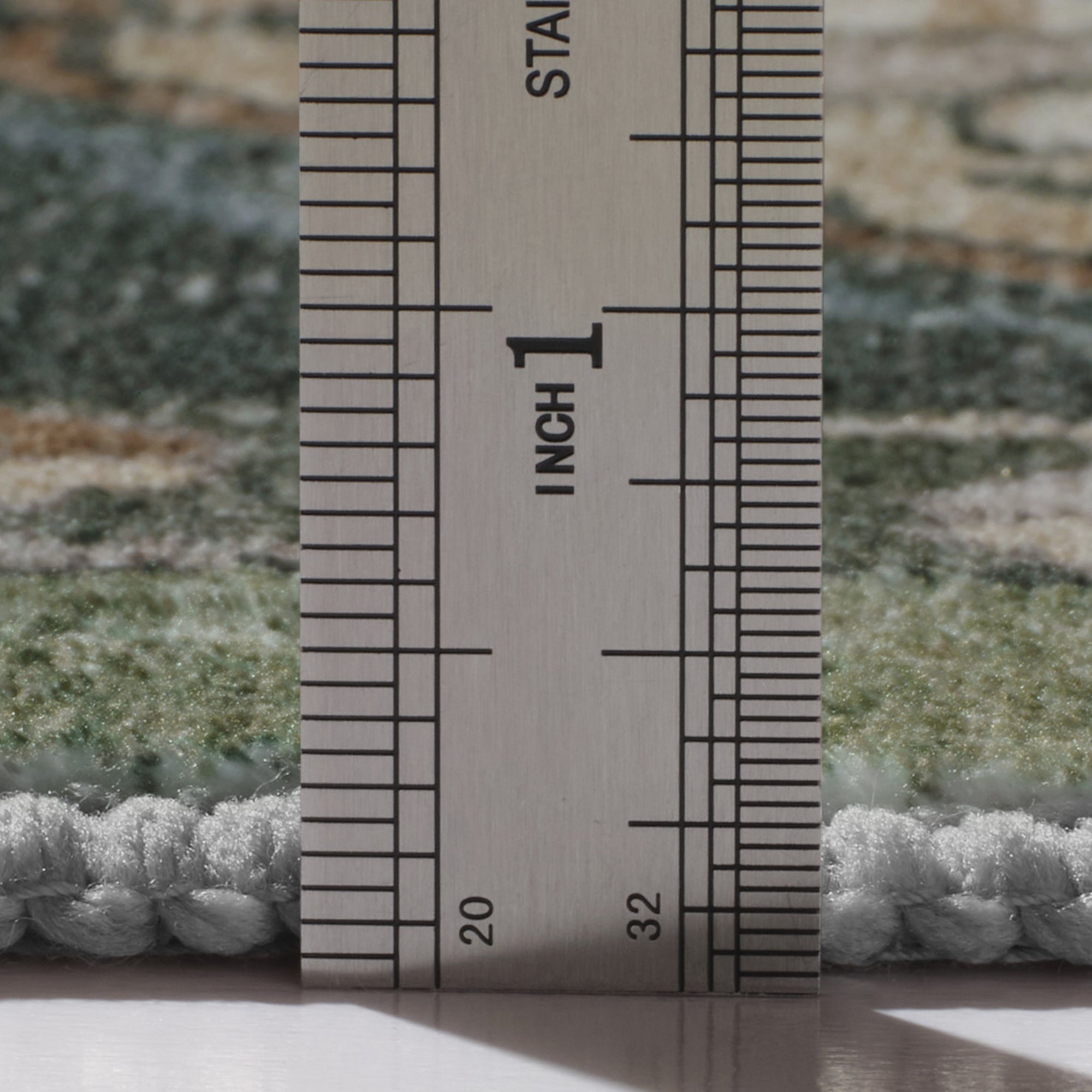 MontVoo Soft Washable Oriental Area Rug Green