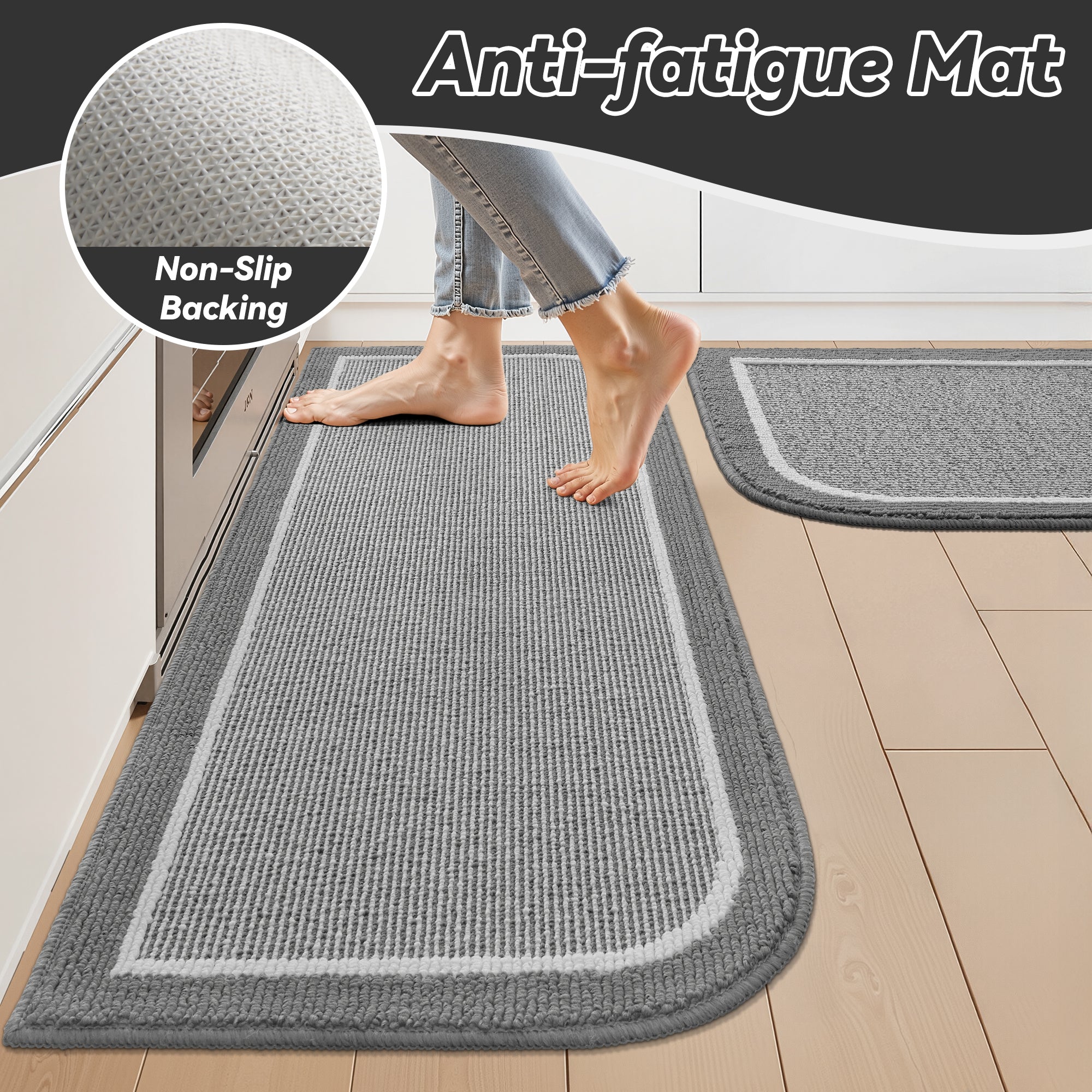 Washable Non-Slip Kitchen Rug