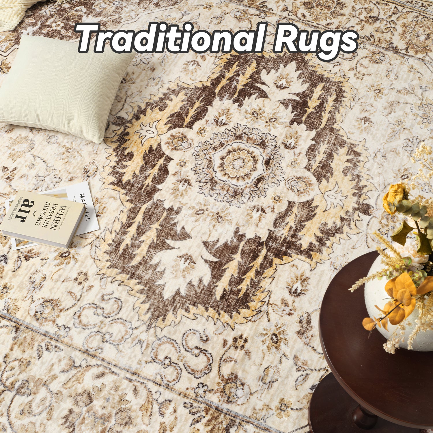 Area Rugs for Living Room Washable