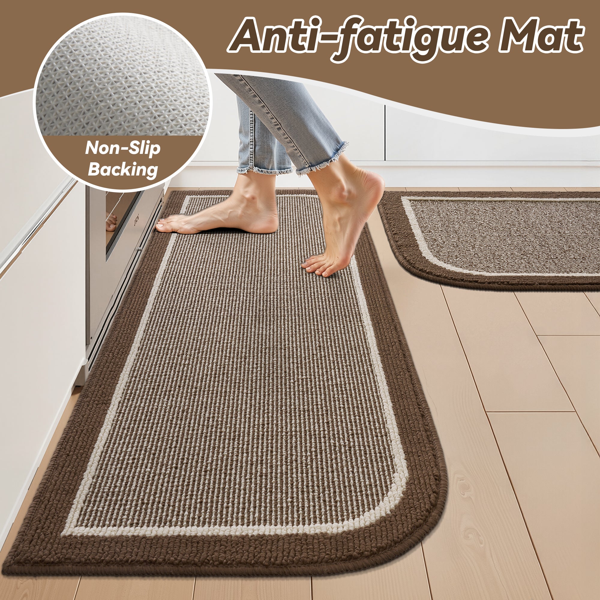 Washable Non-Slip Kitchen Rug