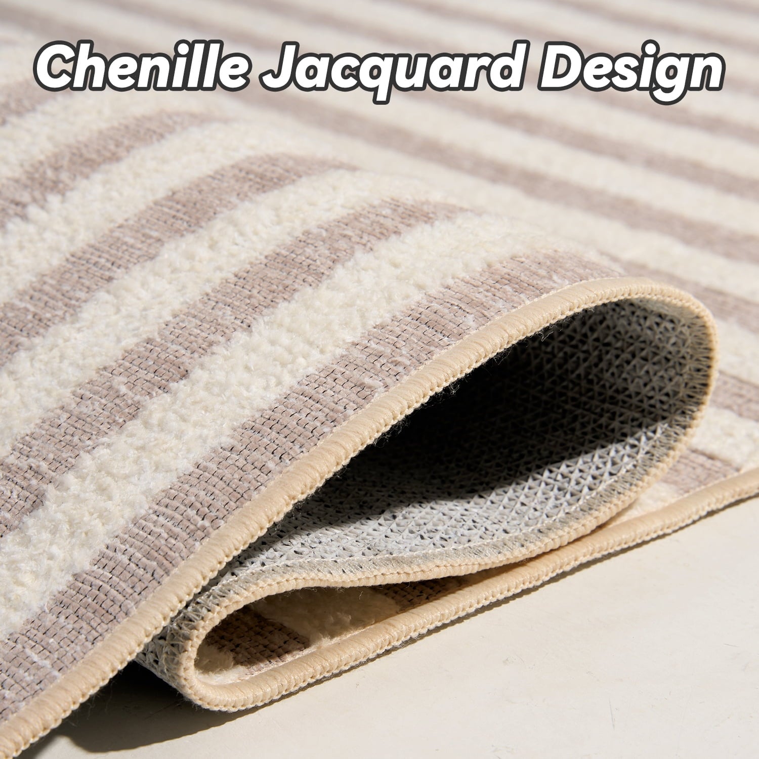 Jacquard Textured Modern Rugs