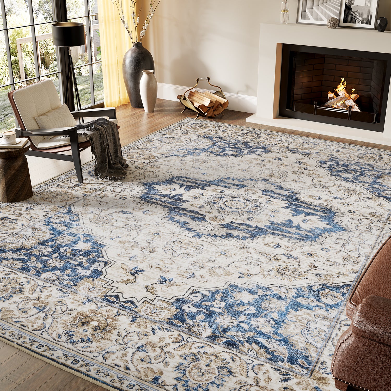 Area Rugs for Living Room Washable