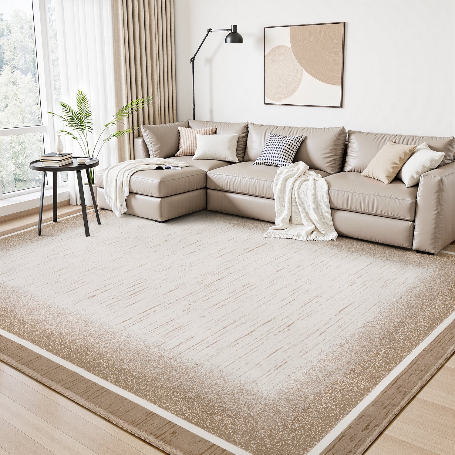 Area Rug for Living Room Boho Soft Washable Rug