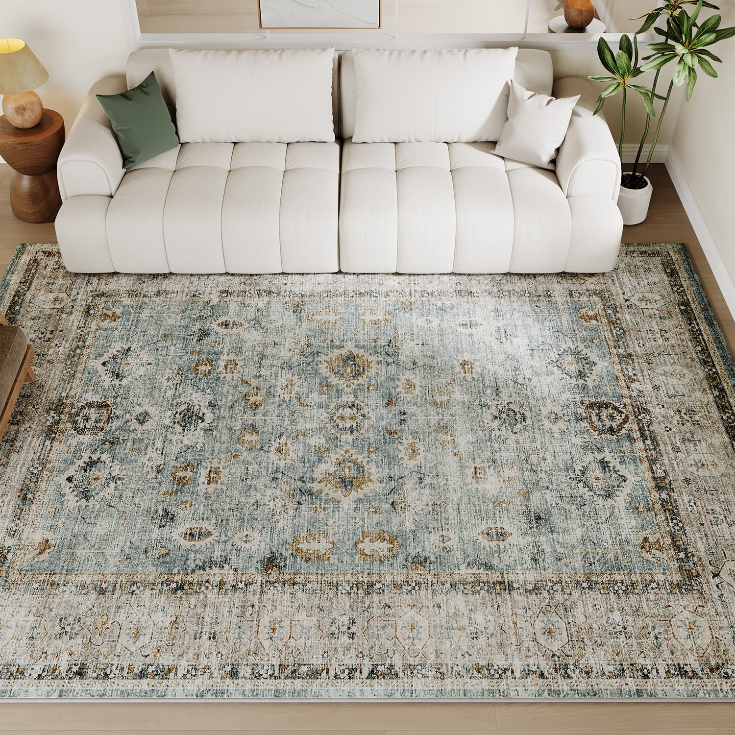Rugs for Living Room Washable