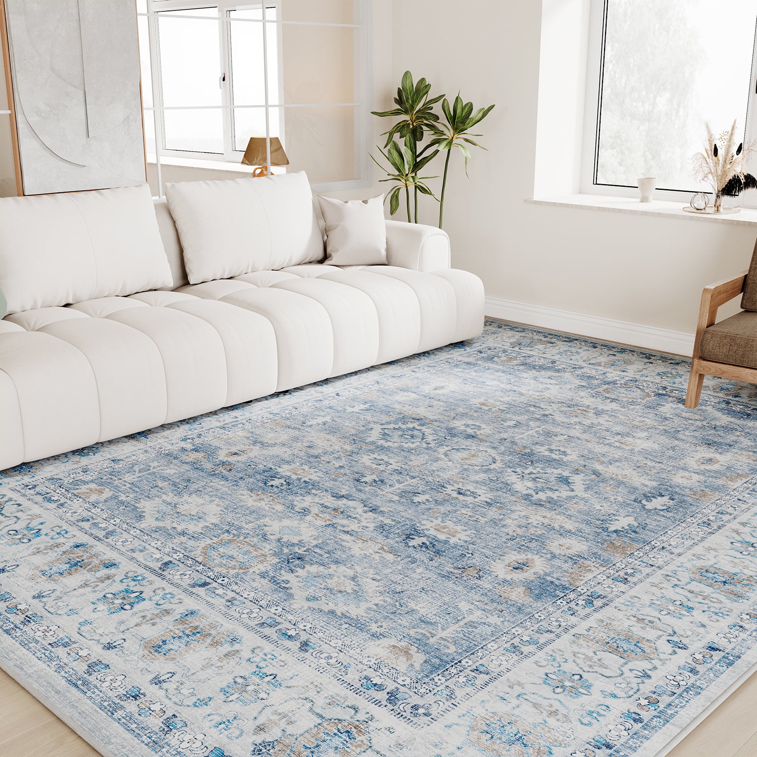 Rugs for Living Room Washable