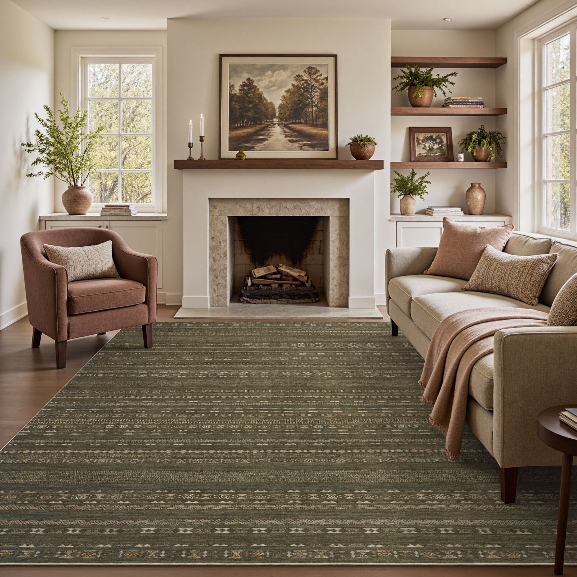 Area Rugs for Living Room Washable Rugs