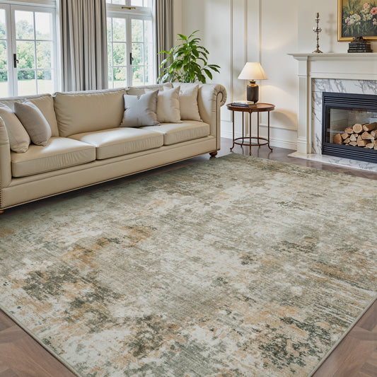 Abstract Area Rugs Modern Soft Washable Rug