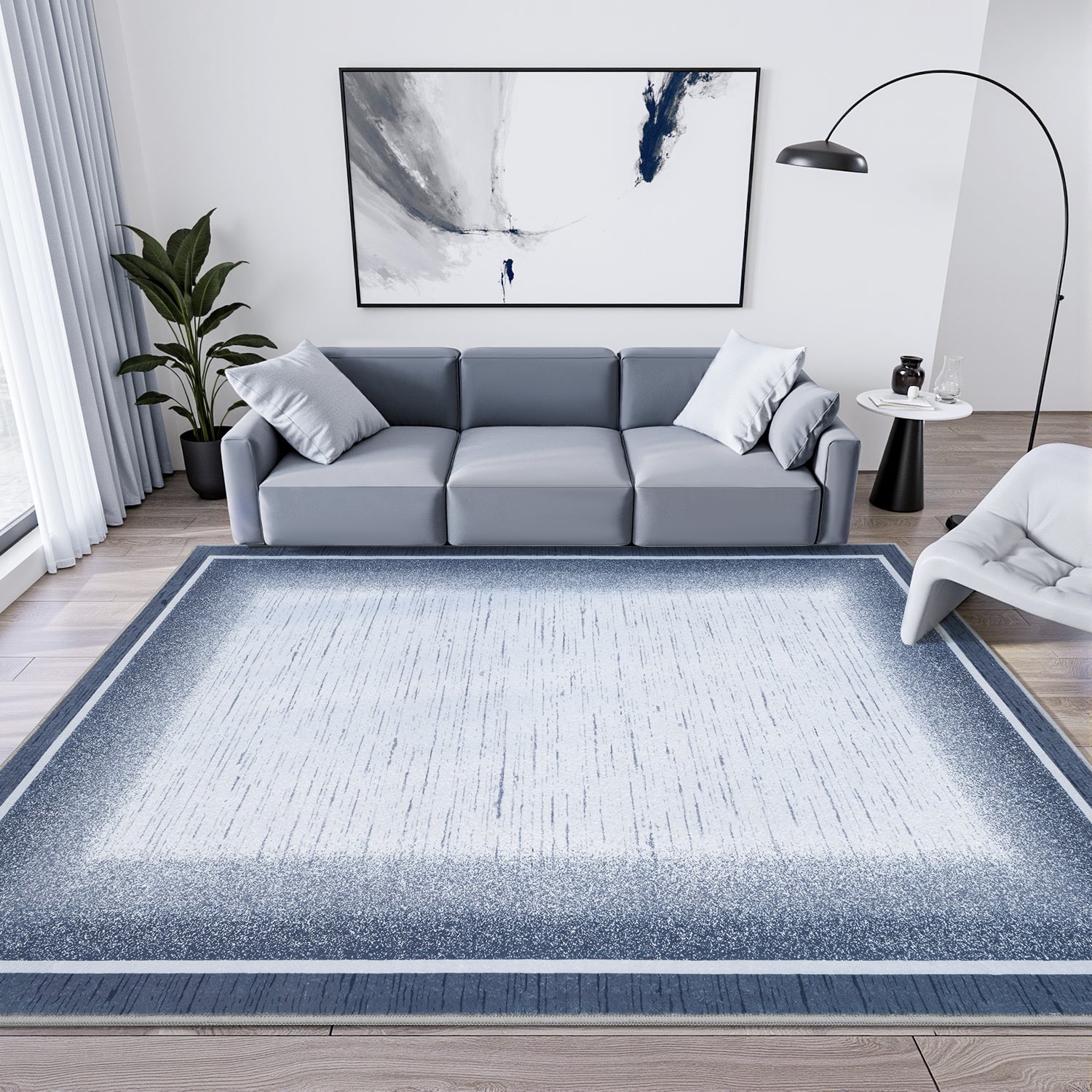 Area Rug for Living Room Boho Soft Washable Rug