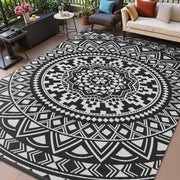 VUNATE Outdoor Patio Rugs Waterproof Lightweight