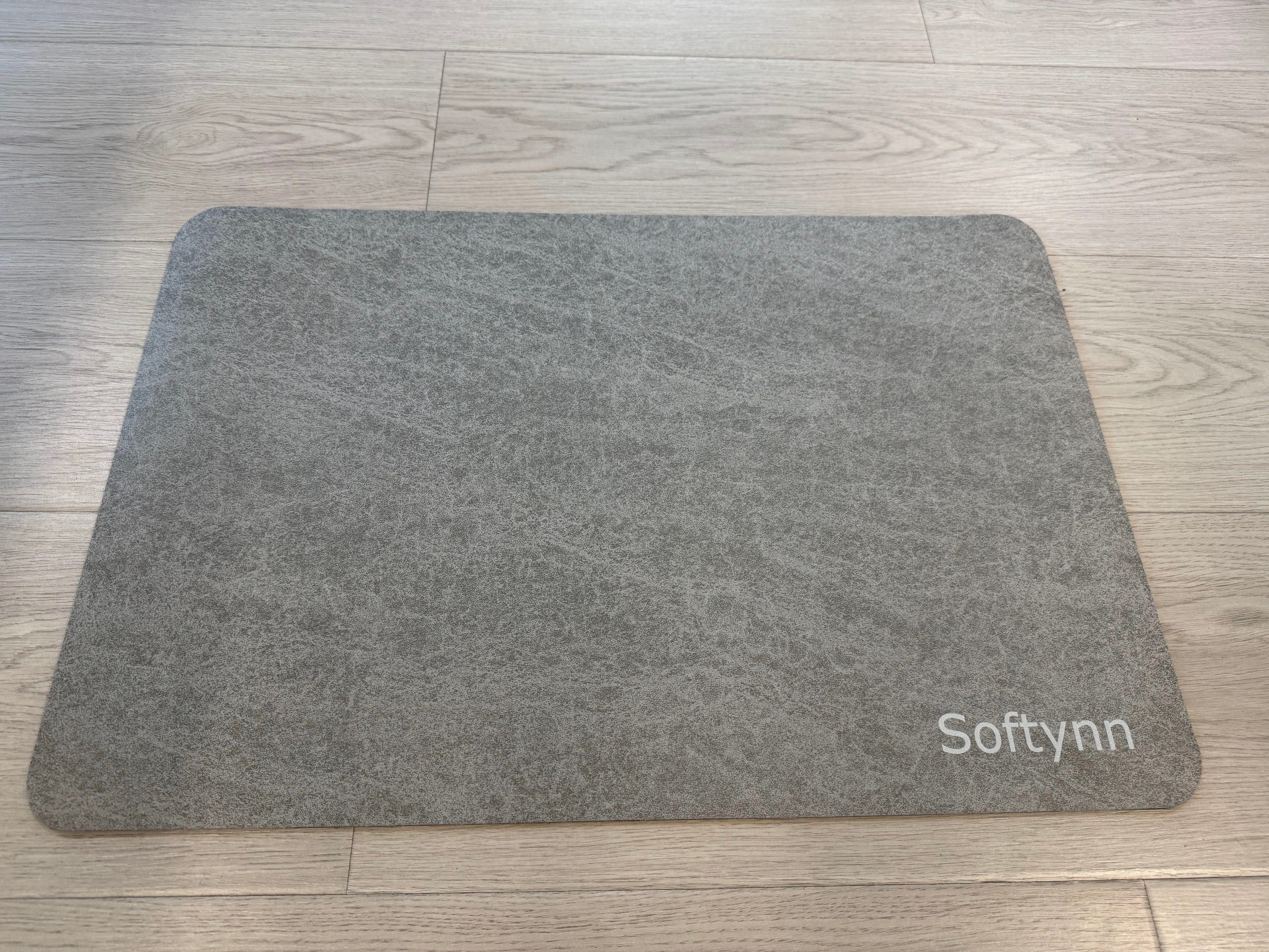 Alfombra de baño de secado rápido Pure Color - Gris 