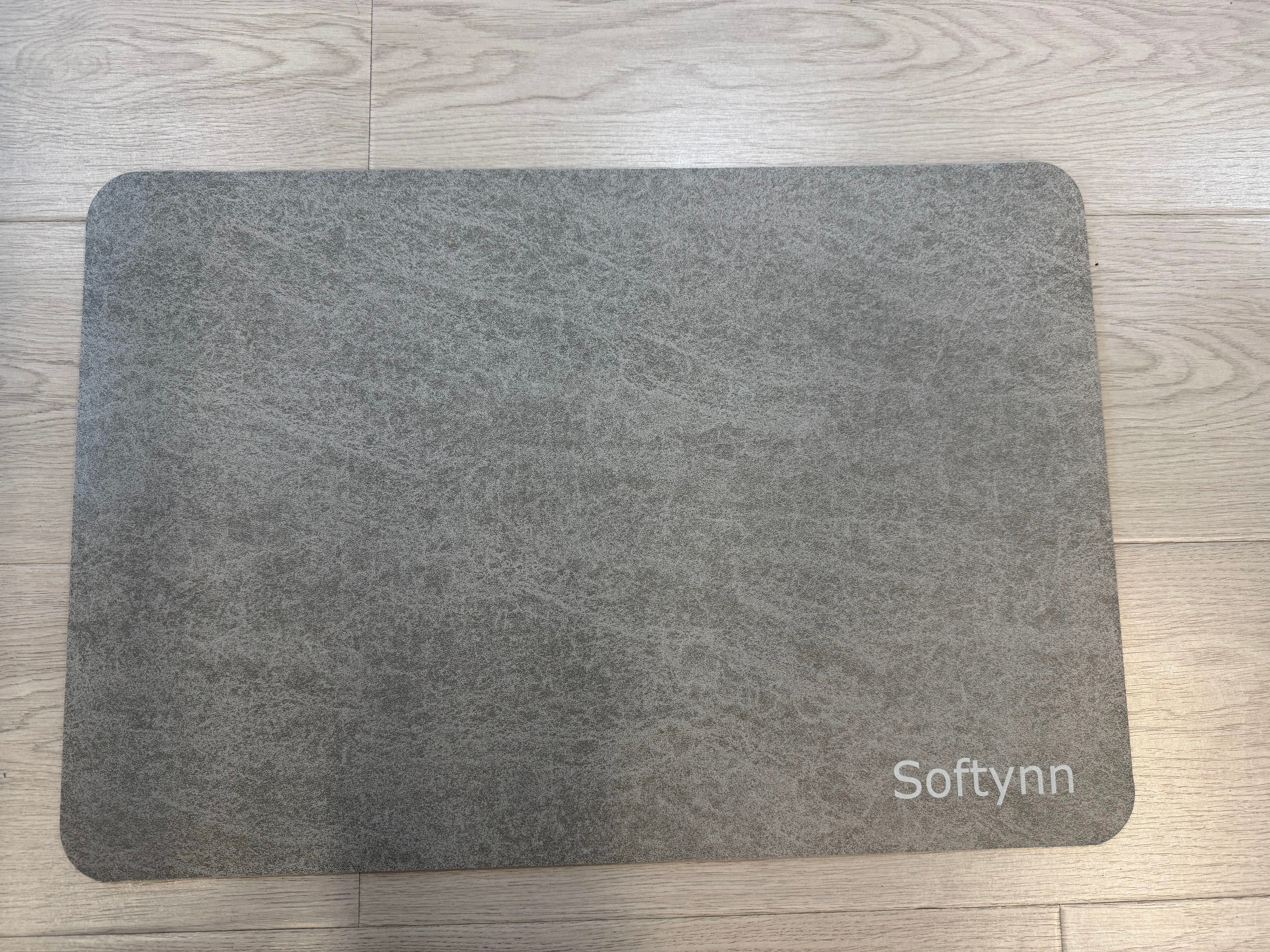 Alfombra de baño de secado rápido Pure Color - Gris 