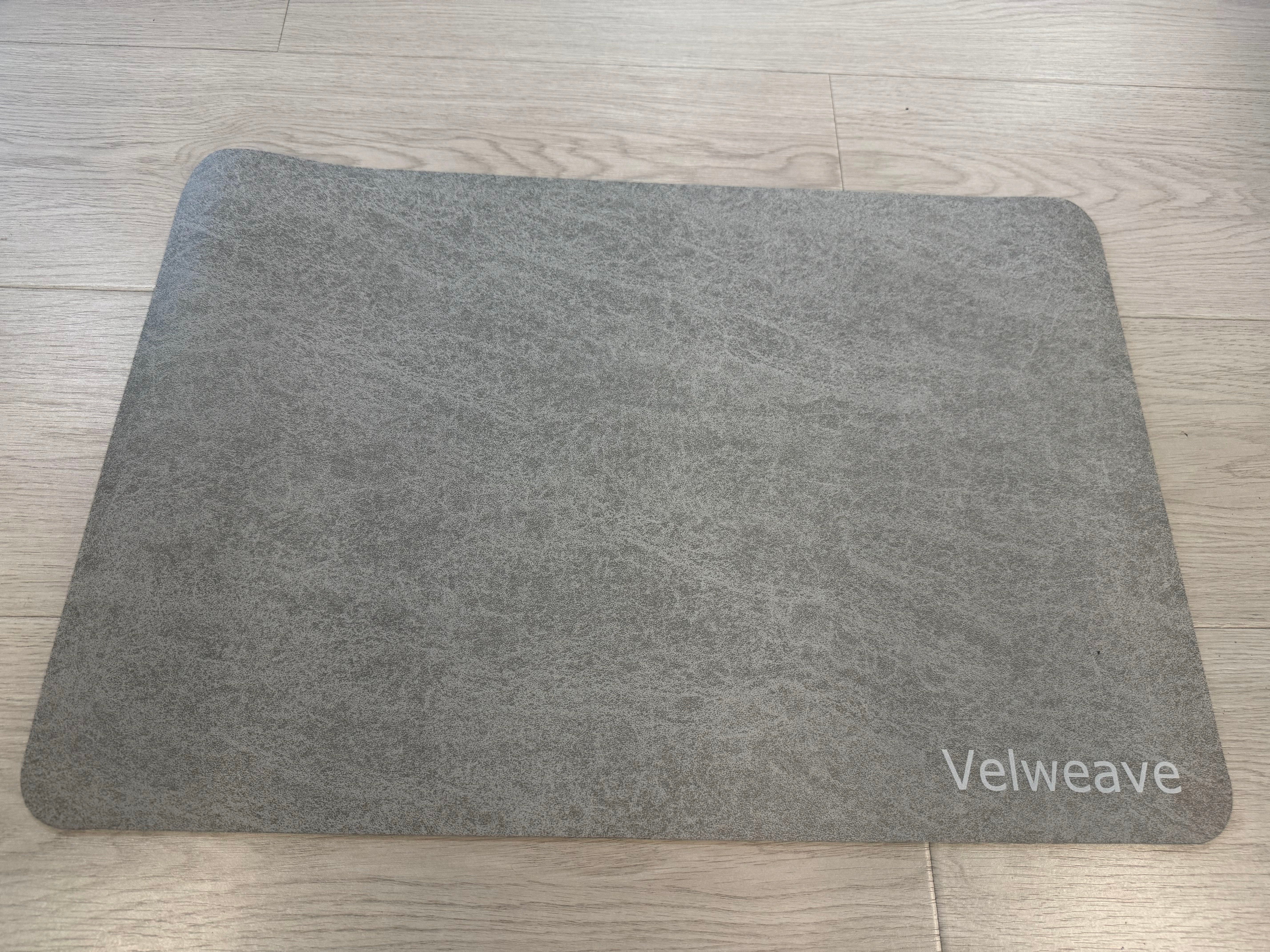 Alfombra de baño de secado rápido Pure Color - Gris 