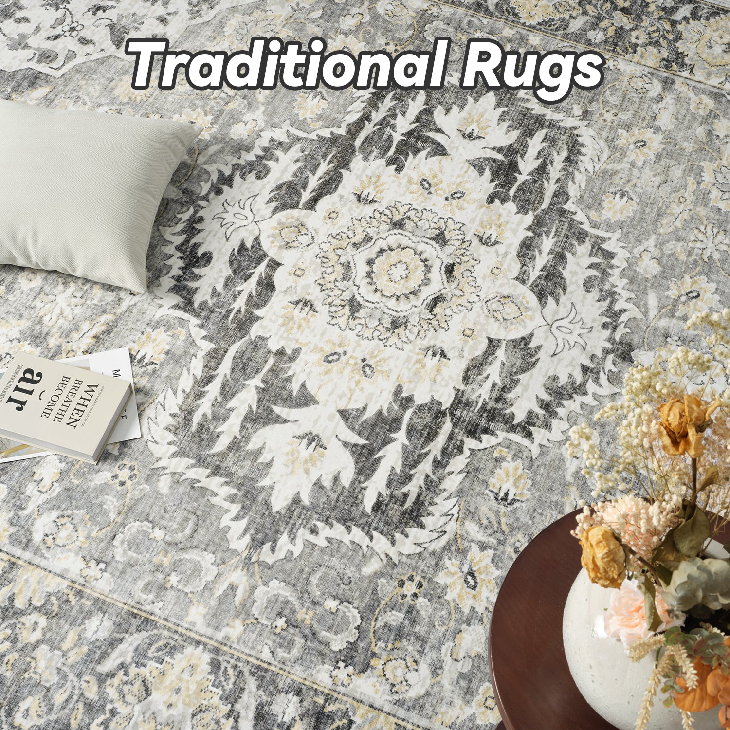 Area Rugs for Living Room Washable
