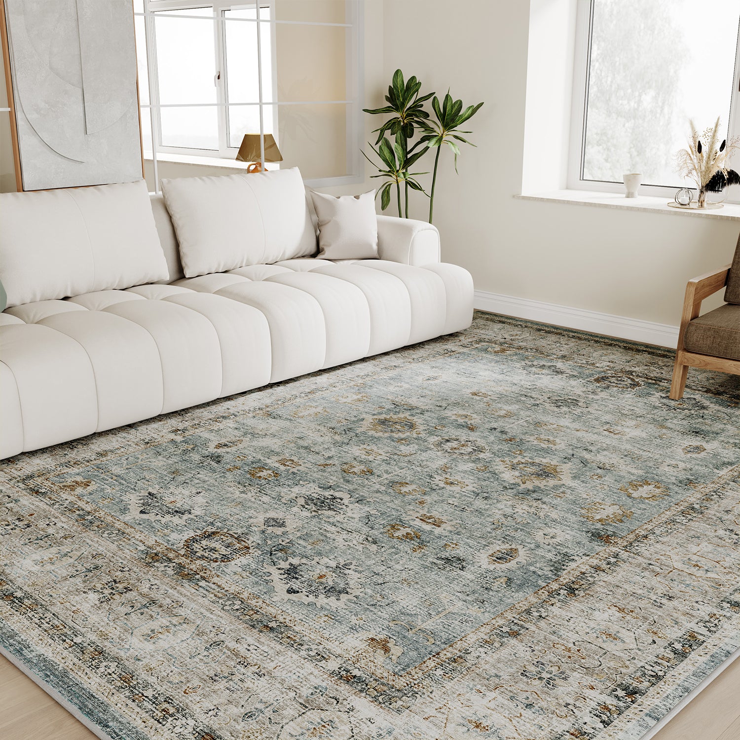 Rugs for Living Room Washable