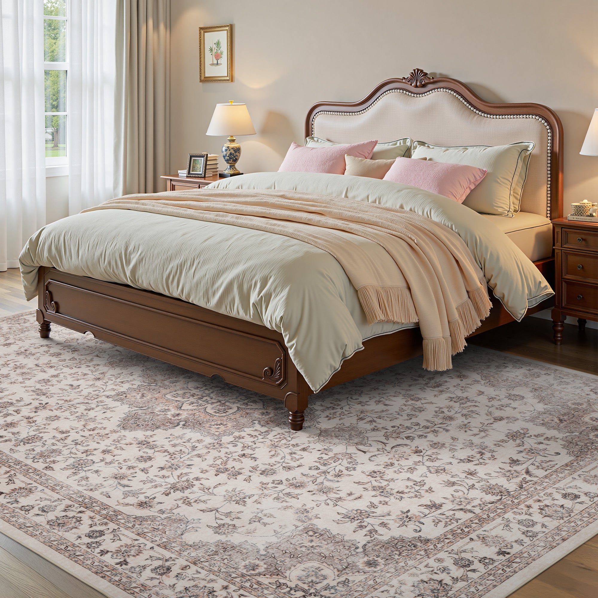 Area Rugs for Living Room Washable Traditional
