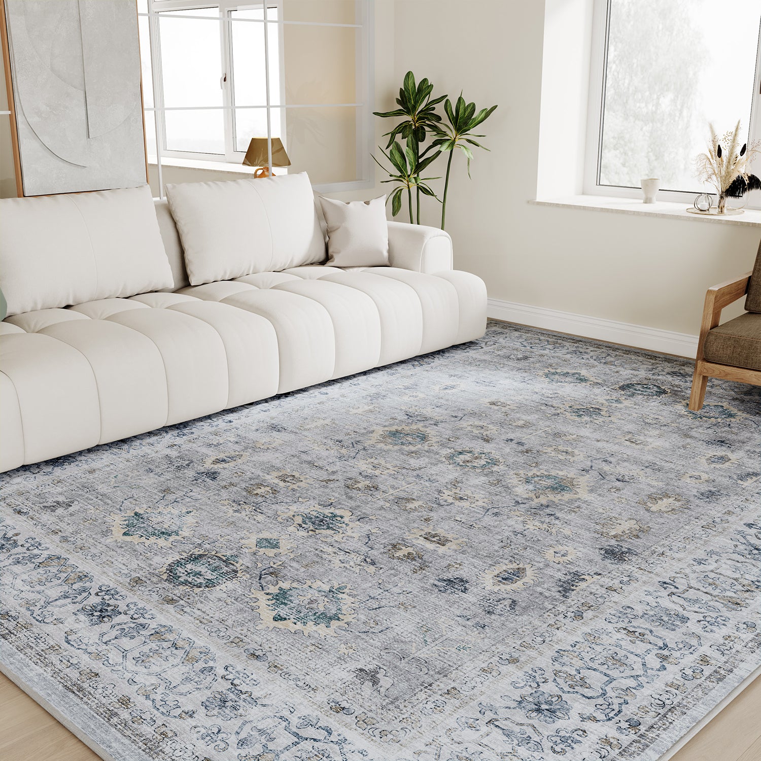 Rugs for Living Room Washable