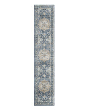 Ember Washable Area Rug Runner - Blue