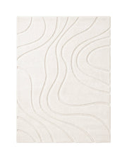 Rill Washable Area Rug - Beige